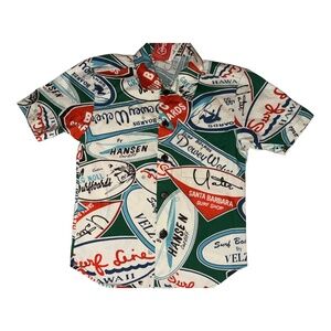 NWT Boys Kids Jams World Surfline Shirt XS Surfer